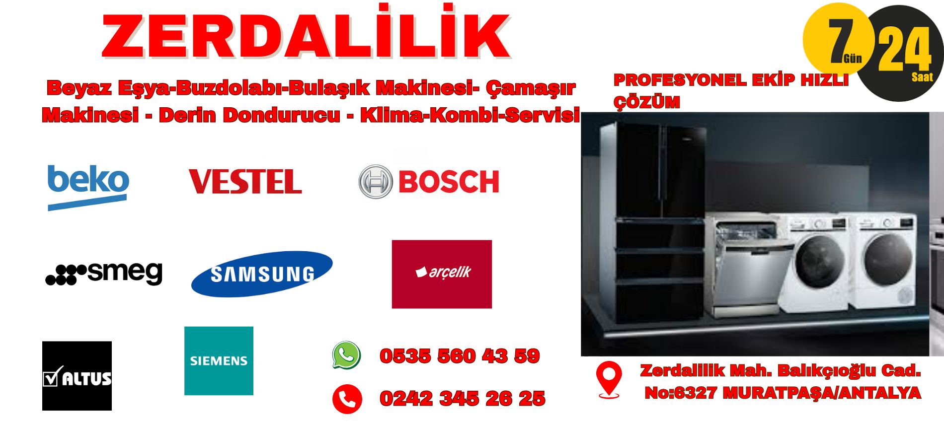 Zerdalilik Beyaz Eşya